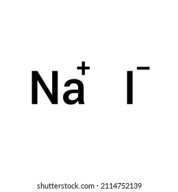 chemical structure of Sodium iodide (NaI)