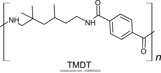 Chemical Structure of TMTD polymer - A high performance polymer 
