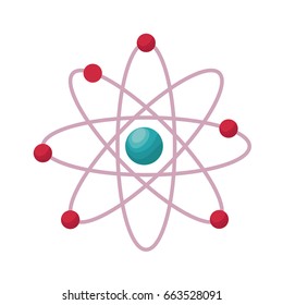 chemical symbol of atom science symbol