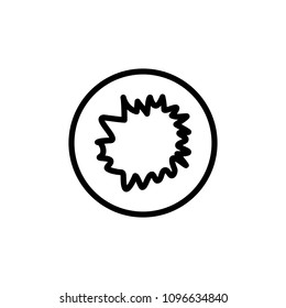 chemical test icon. Element of science icon for mobile concept and web apps. Thin line chemical test icon can be used for web and mobile on white background