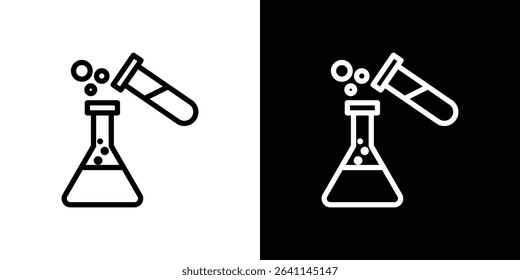 Chemical test icon vector simple element illustration editable