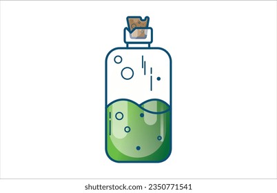 Chemical test tube. Glass tube. Flask template. Glass container. Flask of poison. Jar icon. Medicine vial. Logo template. Chemical test tube silhouette. Laboratory tube. Flask icon. Chemical bottle.