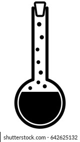 Chemical test tube icon. Vector illustration