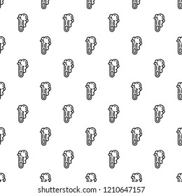 Chemical test tube pattern seamless repeat background for any web design