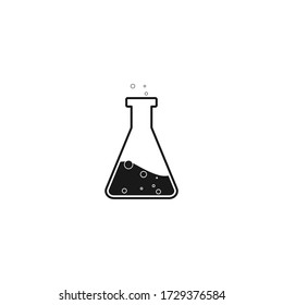 Chemical test tube pictogram icon.Trendy modern vector symbol.
