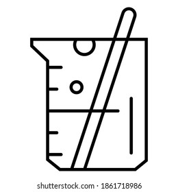 Symbol für chemische Teströhren