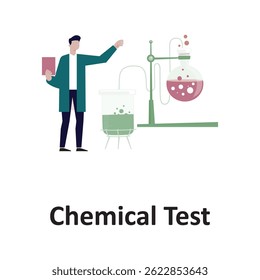 Chemical test Vector illustration which can easily modify or edit which can easily modify or edit

