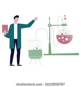Chemical test Vector illustration which can easily modify or edit which can easily modify or edit

