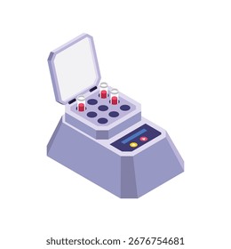 Chemical Testing isometric vector illustration.