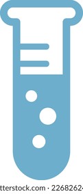 chemical tube - vector icon illustration