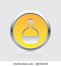 Chemical tubes vector icon 