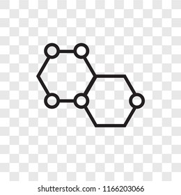 Chemical vector icon isolated on transparent background, Chemical logo concept