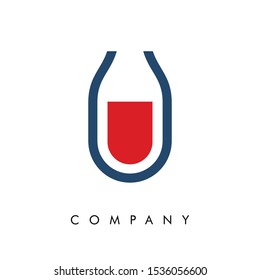 Chemical vector icon Science technology. design for chemistry, laboratory.