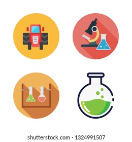 chemical vector icon set