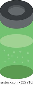 ilustración de vector químico en un fondo transparente. Símbolos de calidad premium. Iconos planos para el concepto y el diseño gráfico.