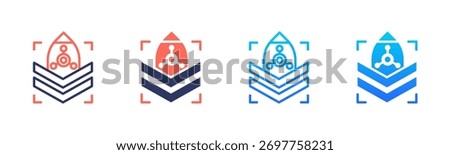 Chemical Warfare Icon Pack In Multiple Styles