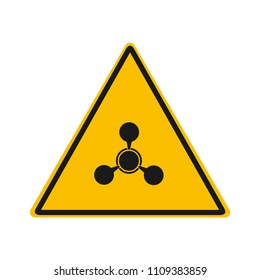 chemical warning vector sing
