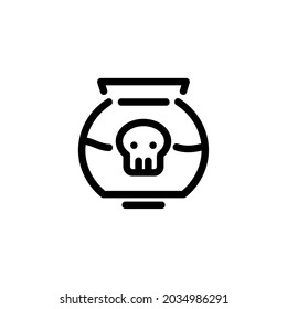 Chemical Weapon Vector Icon Logo Symbol for Graphic Design and Web