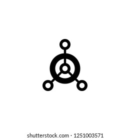 chemical weapon vector icon. chemical weapon sign on white background. chemical weapon icon for web and app