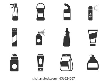 chemicals web icons for user interface design