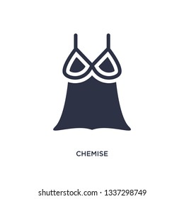 chemise isolated icon. Simple element illustration from clothes concept. chemise editable logo symbol design on white background. Can be use for web and mobile.