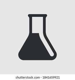 Chemisrty. Simple vector black and white icon