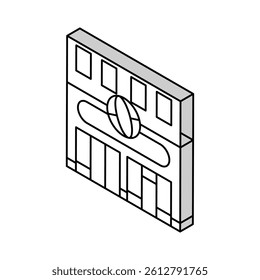 chemist shop isometric icon vector. chemist shop sign. isolated symbol illustration
