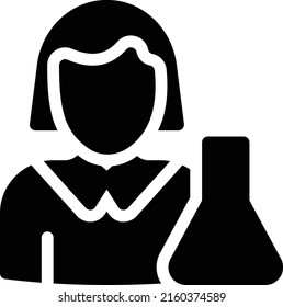 chemist   Vector illustration on a transparent background. Premium quality symmbols. Glyphs vector icons for concept and graphic design.
