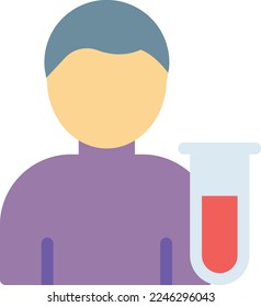 chemist Vector illustration on a transparent background. Premium quality symbols. Line Color vector icons for concept and graphic design. 
