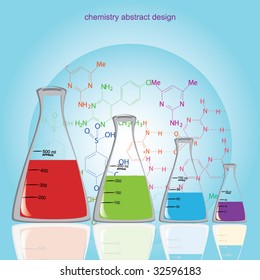 abstraktes chemisches Design