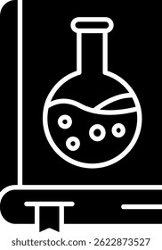 Chemistry book Line vector Icon Design