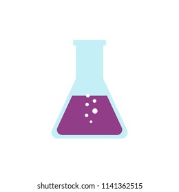 chemistry bottle vector icon icon for app and website, training symbols