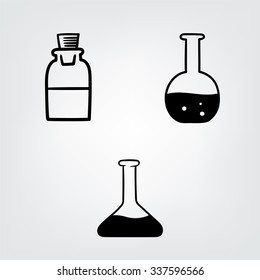 chemistry bottles