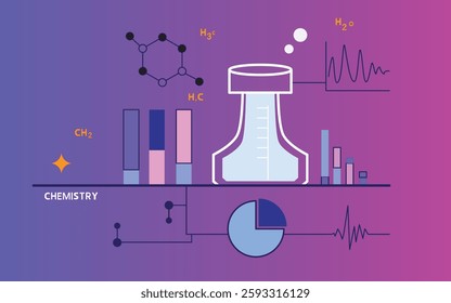 Chemistry, chemical industry and biochemistry scientific experiment