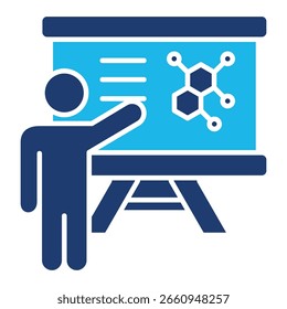 Chemistry Class Icon Set With Multiple Styles. Vector Illustration