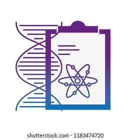 chemistry clipboard dna atom molecule structure