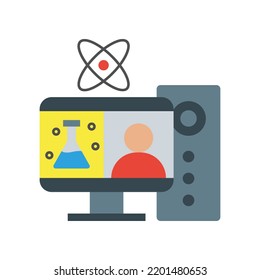 chemistry colored icon. Simple colored element illustration. chemistry concept symbol design from education set. Can be used for web and mobile