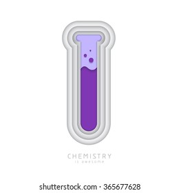 Chemistry concept background. 