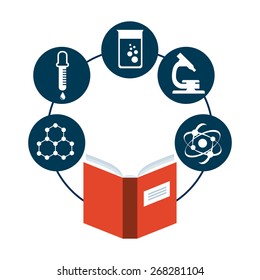 chemistry concept design, vector illustration eps10 graphic 