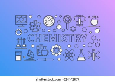 Chemistry Creative Background Vector Science Education Stock Vector ...