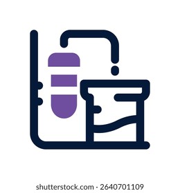 chemistry duotone icon. Sleek and modern vector icon for websites, mobile apps, marketing materials, and corporate design. Fully scalable and ready to use.