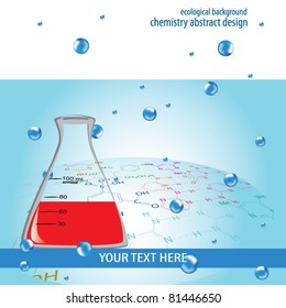 chemistry ecological abstract design