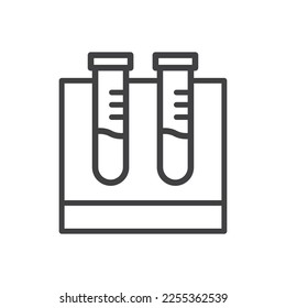 Chemistry Experiment Icon - Test Tube Icon