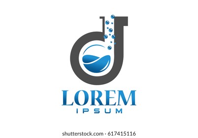 chemistry experiment liquid logo