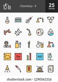 Chemistry Filled Icons