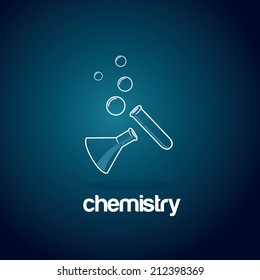 Chemistry Flacks Stock Vector (Royalty Free) 212398369 | Shutterstock