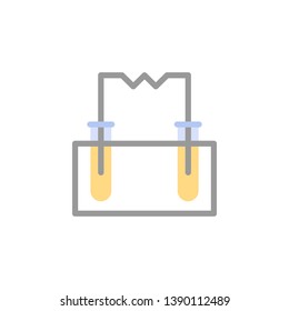 Chemistry, flask color icon. Element of chemistry color icon. Premium quality graphic design icon. Signs and symbols collection icon for websites, web design, mobile app