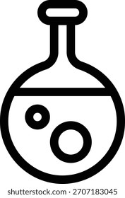 Experimento de Frasco de Química para Pesquisa Laboratorial
