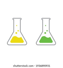 Chemistry Flask Flat Vector Icon