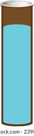 Chemistry flask icon. Science technology. flat design for chemistry, laboratory, science, biotechnology concepts.